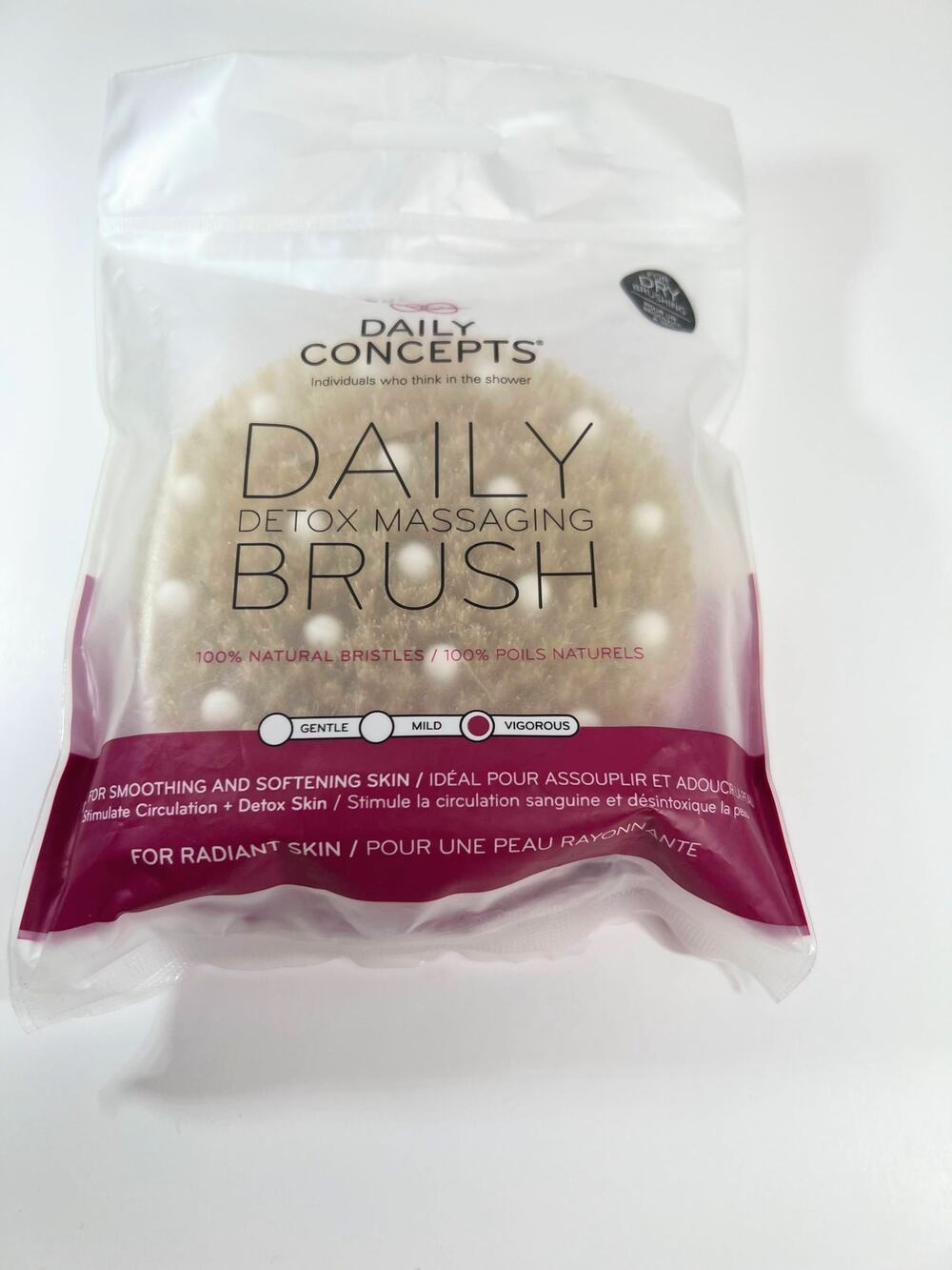 New Daily Concepts Daily Detox Massage Brush